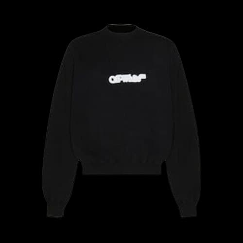OFF-WHITE Blurr Book Over Sweatshirt Black