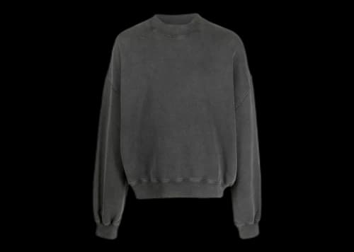 OFF-WHITE Super Moon Arrow Over Cotton Sweatshirt Black