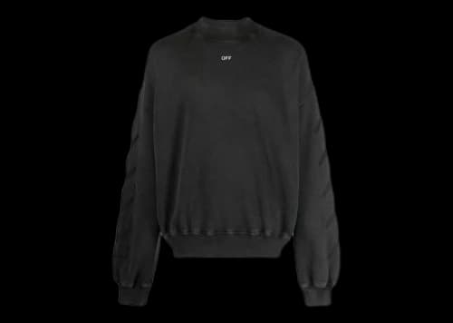 OFF-WHITE S.Matthew Cotton Sweatshirt Black