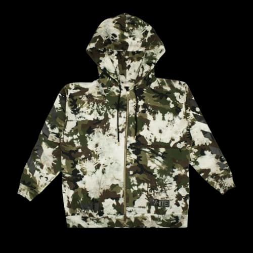 Off-White Camouflage Zip Up Hoodie 'White'