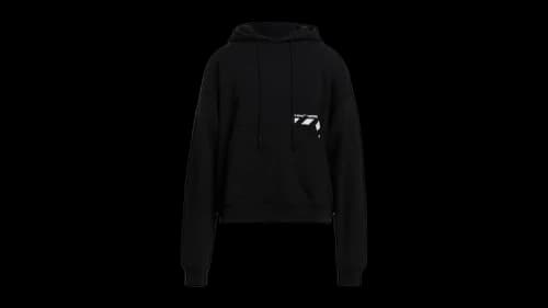 OFF-WHITE Pocket Skate Logo Hoodie Black