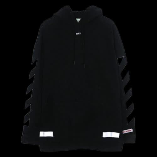 Off-White Arrows Over Hoodie 'Black White'
