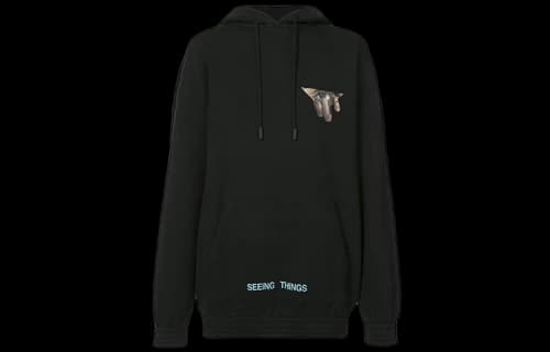 Off-White Mens Logo Loose Sweater