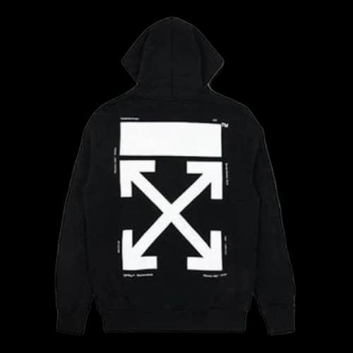 Off-White Back Arrow Zipper Black