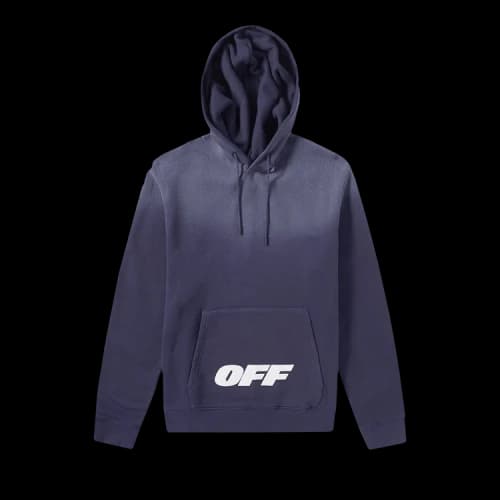 Off-White Wing Off Hoodie 'Blue/White'