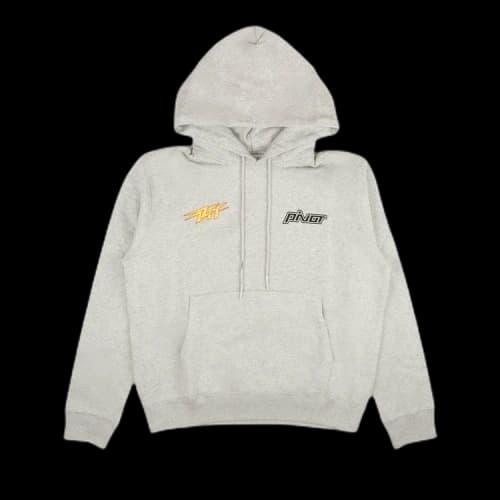 Off-White FW20 LogoPrinting Hooded Pullover Men Grey