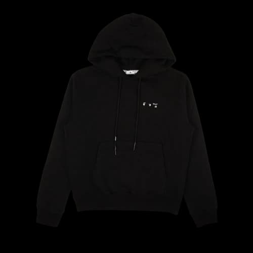 Off-White Marker Logo Slim Hoodie 'Black'