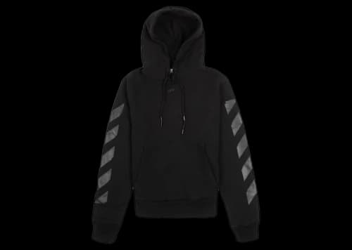 OFF-WHITE Rubber Arrows Skate Slim Hoodie Black