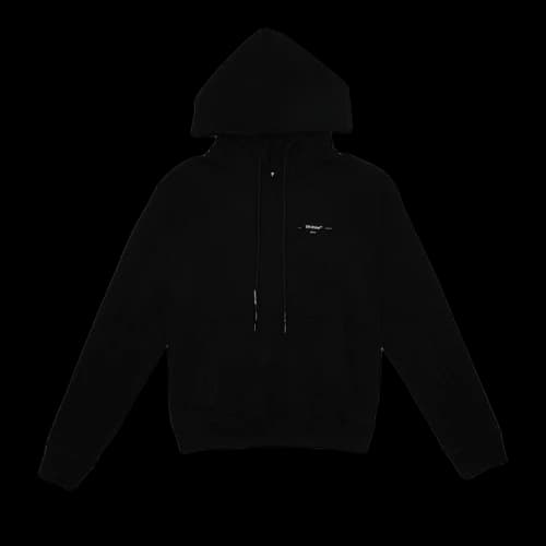 Off-White Arrow Logo Slim Hoodie 'Black'