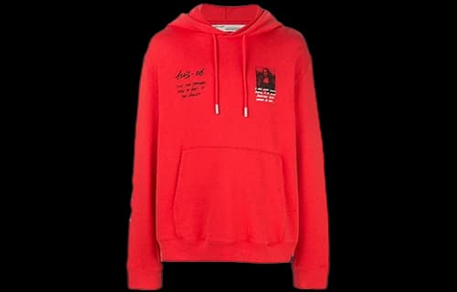 Off-White Mona Lisa Printing Ordinary Version Red