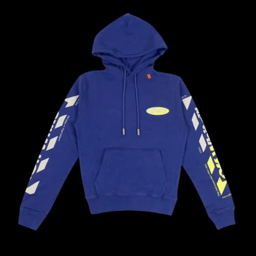 Off-White Arrow Hoodie 'Blue/Green'