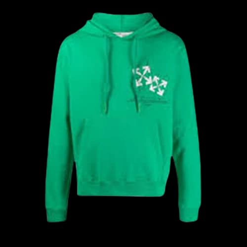 Off-White Fence Arrows Hoodie 'Mint'