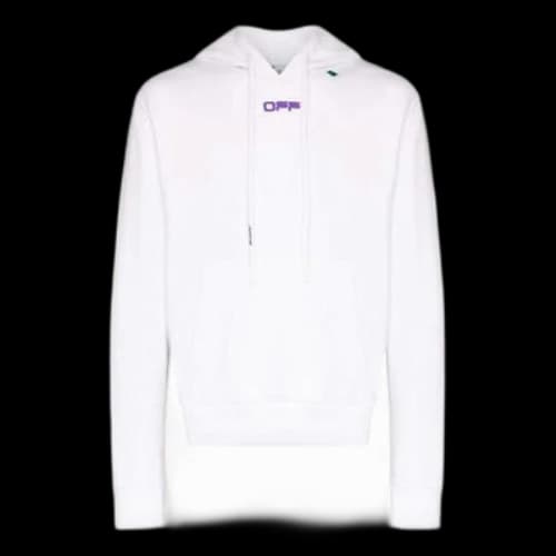 Off-White Horror kiss Printing Ordinary Version White