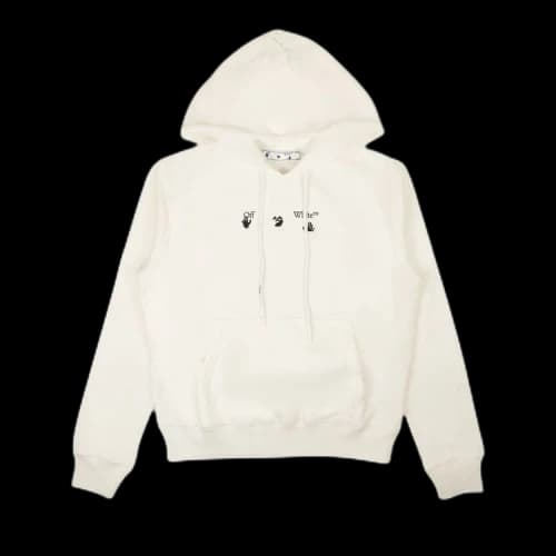Off-White Marker Slim Hoodie 'White'