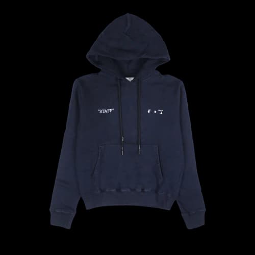 Off-White Staff Slim Hoodie 'Blue'