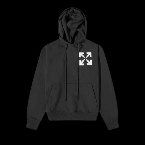 Off-White Arrows Print Hoodie 'Black'