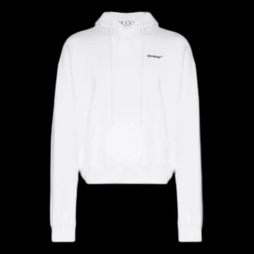 Off-White SS22 Solid Color Short Casual Long Sleeves Version White