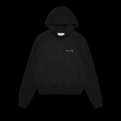 Off-White Caravag Paint Over Hoodie 'Black'
