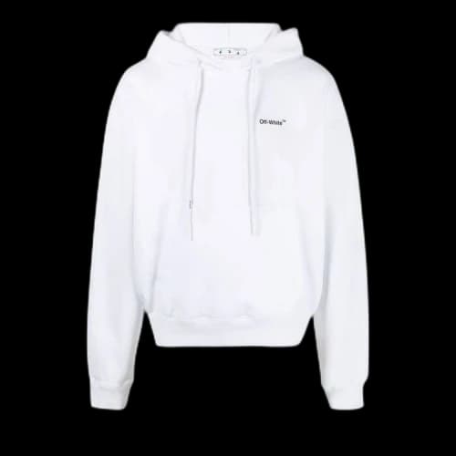 Off-White Caravaggio Crowning Over Hoodie 'White/Black'