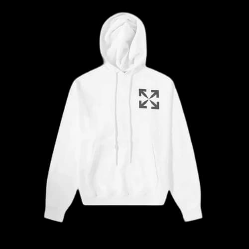 Off-White Single Arrow Over Hoodie 'White/Black'