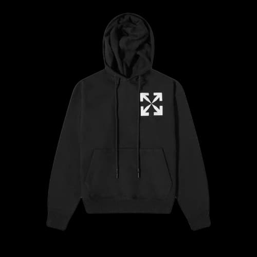 Off-White Arrows Print Hoodie 'Black'