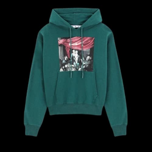 Off-White Caravaggio Painting Over Hood 'Dark Green'