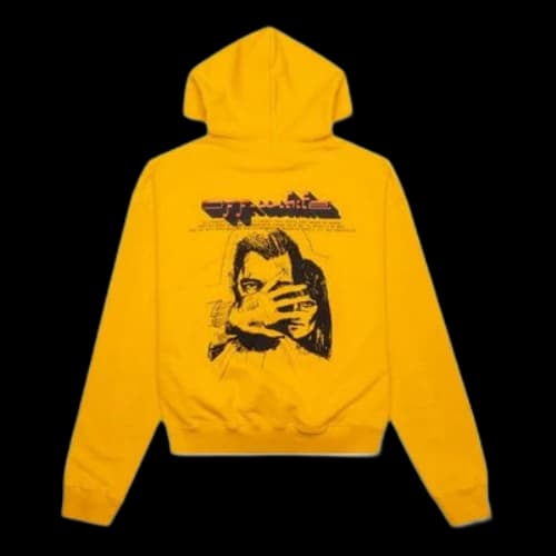 Off-White logo Pattern Printing Yellow