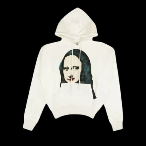 Off-White Mona Lisa Oversized Hoodie 'White'