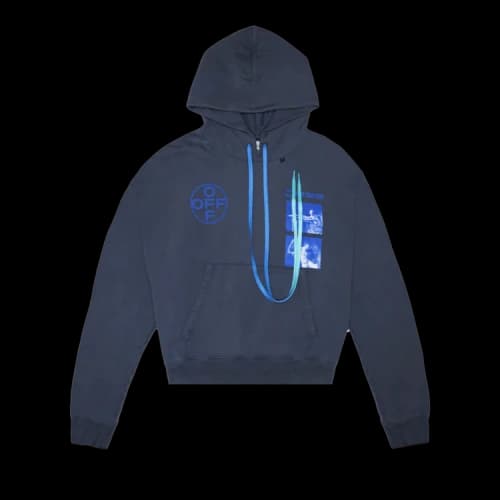 Off-White Painting Drawstring Blue