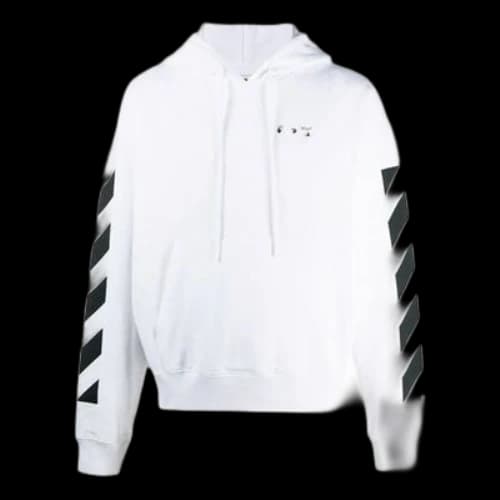 Off-White Arrow Pattern Unisex White