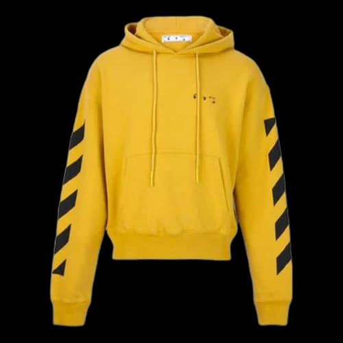 Off-White Pattern Printing Loose Ordinary Version Yellow