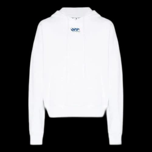 Off-White Mirko First Logo Hooded Sweater Men's White