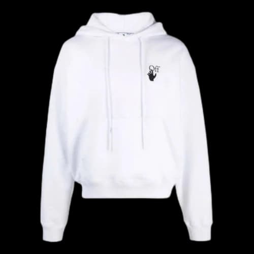Off-White SS22 Solid Color Logo Printing Long Sleeves Version White