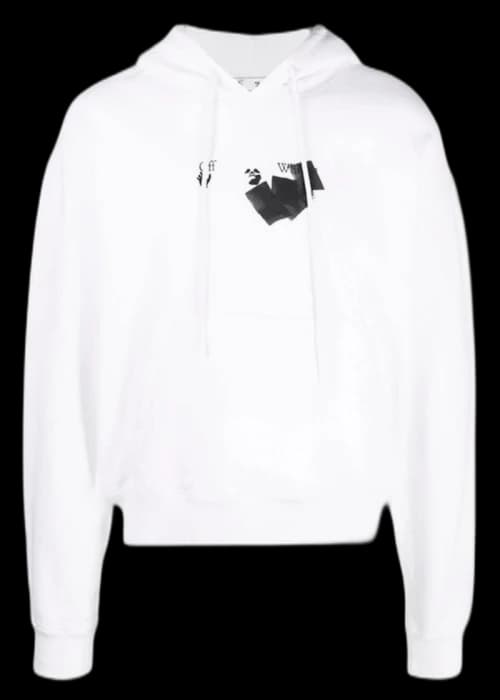OFF-WHITE Jumbo Marker Arrows Hoodie White/Black