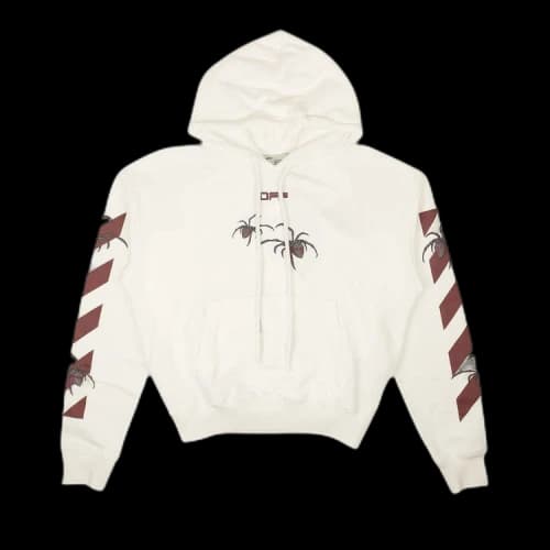 Off-White Arachno Arrow Over Hoodie 'White'