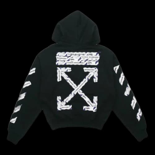 Off-White Back Arrow Printing Loose Black