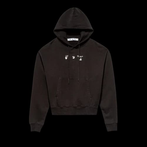 OFF-WHITE Marker Hoodie Black/Red