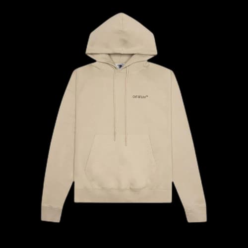 OFF-WHITE Caravag Crowning Over Hoodie Cream