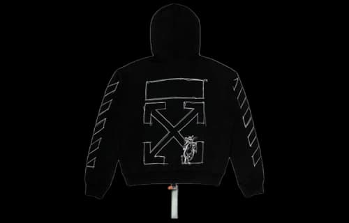 Off-White Lunar New Year Limited Arrow Hooded Sports Loose Fit Black