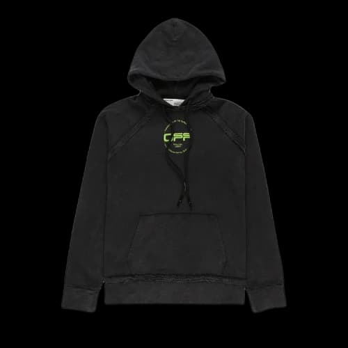 Off-White Hand Logo Incompiuto Hoodie 'Black'