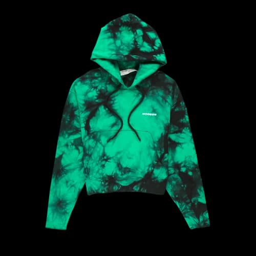 Off-White Tie Dye Contour Hoodie 'Mint'