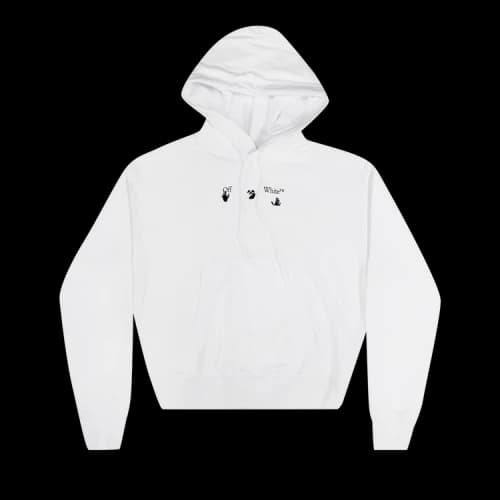 Off-White Men's SS21 Logo Sweatshirt Oversize Black