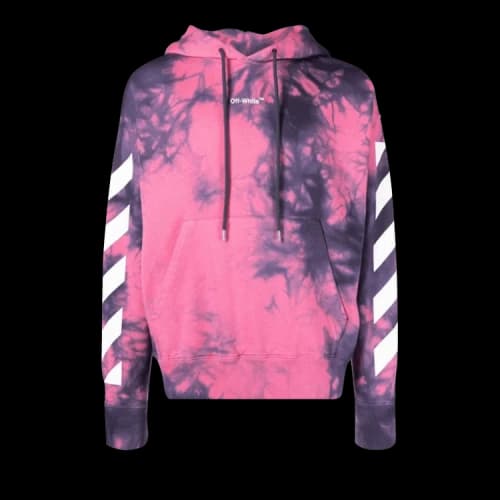 Off-White Arrows tie-dye Hoodie 'Pink'