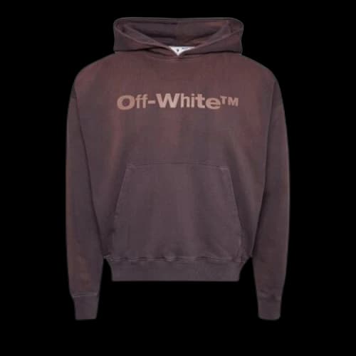 Off-White Laundry Logos Skate Hoodie 'Aubergine'