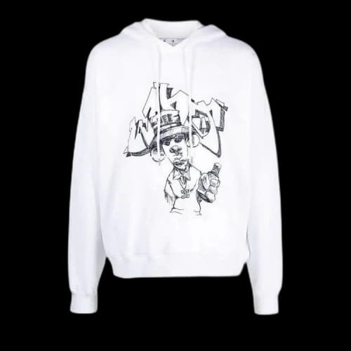 Off-White Graff Freest Skate Hoodie 'White/Black'