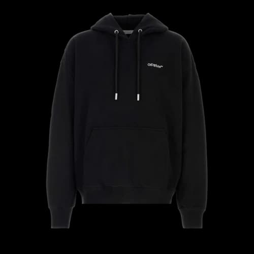 Off-White Landscape Arrow Skate Hoodie 'Black/White'