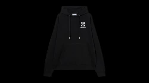 OFF-WHITE Small Arrow Skate Hoodie Black/White