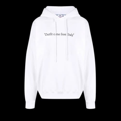 Off-White SS22 Alphabet Slogan Printing Loose Fit White