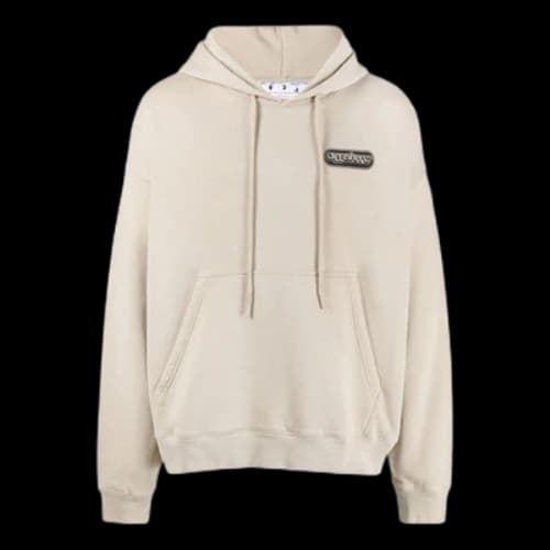 Off-White SS22 Logo Printing Loose Fit Beige
