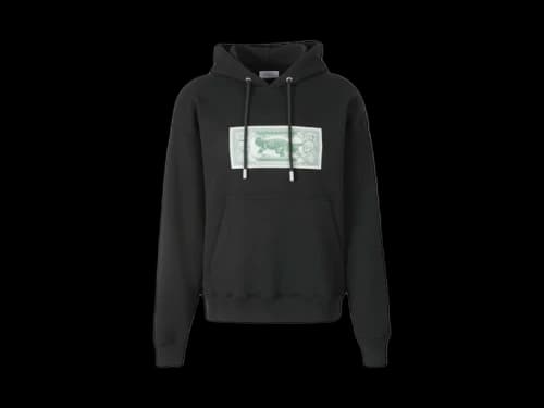 OFF-WHITE Banknote Arrow Skate Hoodie Black/Gr